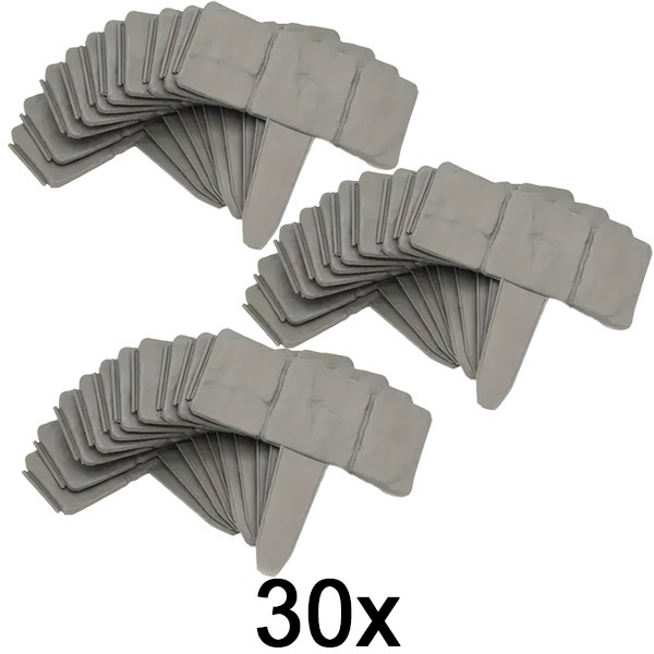 3x Kameni rubnjak za vrt (10 kom.) | MINIFENCE
