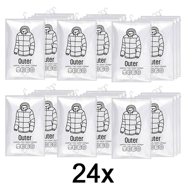 6x Viseće vakuumske vreće za pohranu (4 kom) | VACUHANG