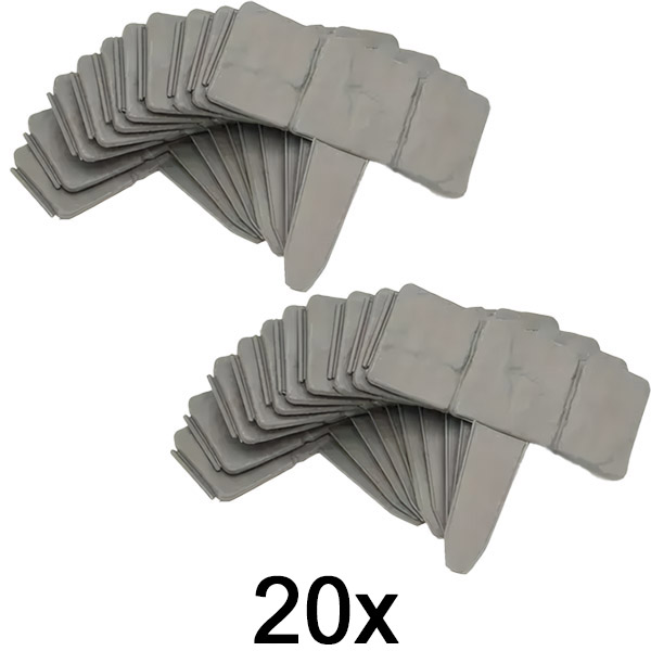 2x Kameni rubnjak za vrt (10 kom.) | MINIFENCE