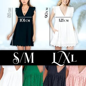 Opuštena ljetna haljina od čipke | BELLACHIC